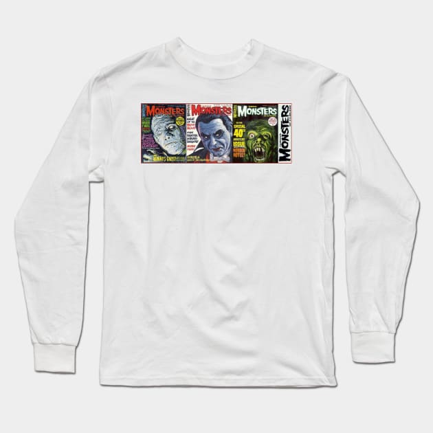 Classic Famous Monsters of Filmland Series 8 Long Sleeve T-Shirt by Starbase79